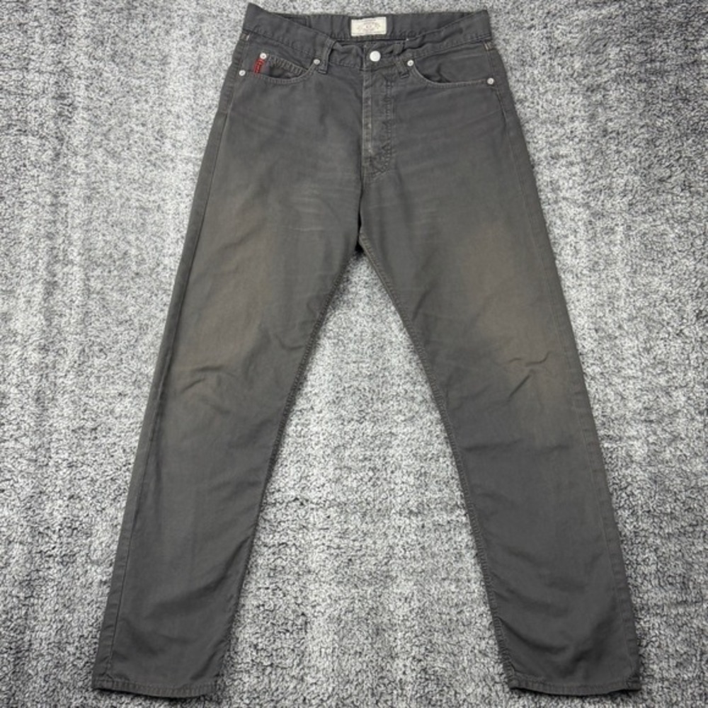 Armani Jeans Giorgio Armani Milano Men's W32 L 30.5 Pants Grey Cotton Button Fly